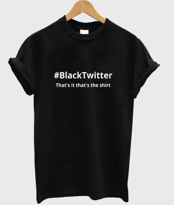 black twitter t-shirt