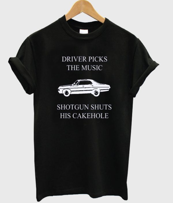 driver picks the music t-shirt