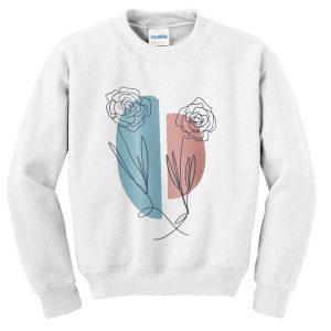 flower sweatshirt