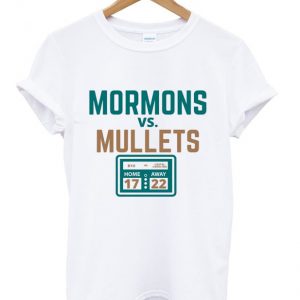 mormons vs mullets t-shirt