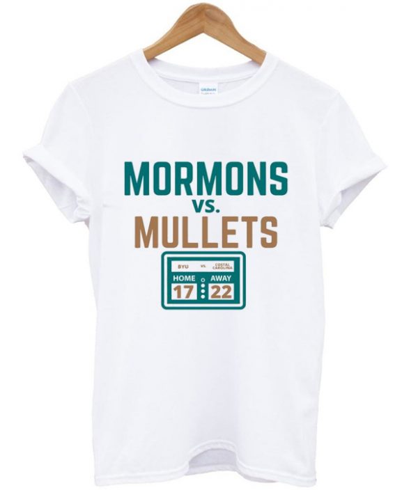 mormons vs mullets t-shirt