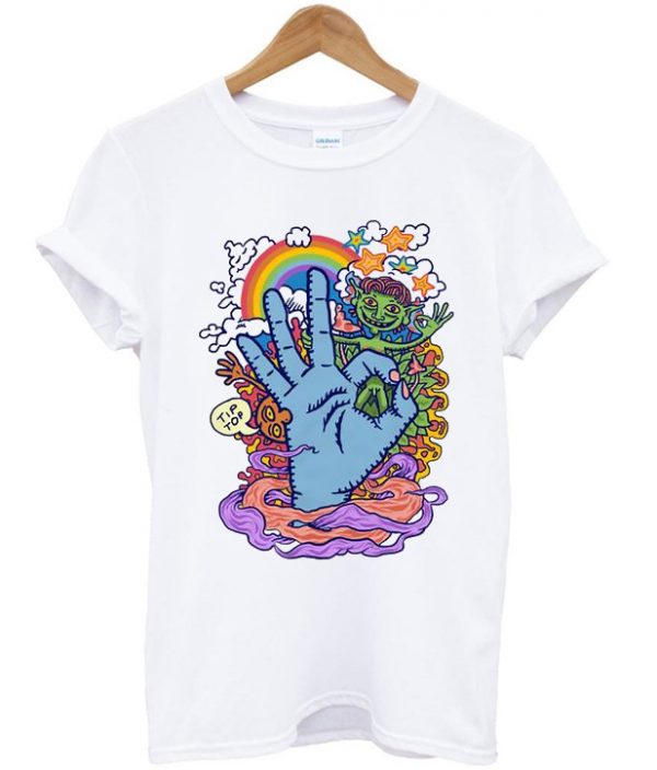 perfect hand sign t-shirt