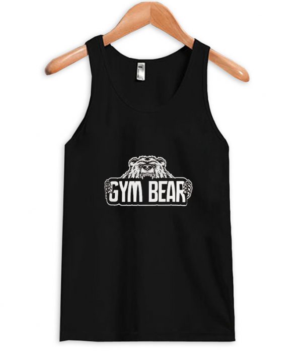 gym bear tank top