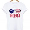 merica glasses t-shirt