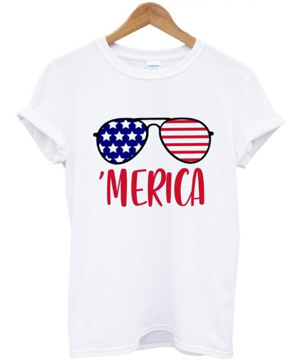 merica glasses t-shirt