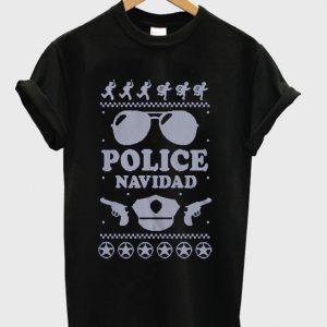 police navidad t-shirt