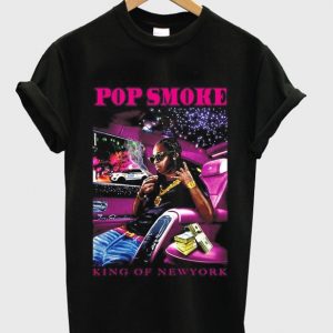 pop smoke king of newyork t-shirt