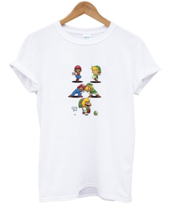 Legend Of Zelda Mario t-shirt