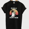 Yoda Seagulls Stop It Now Star Wars T Shirt