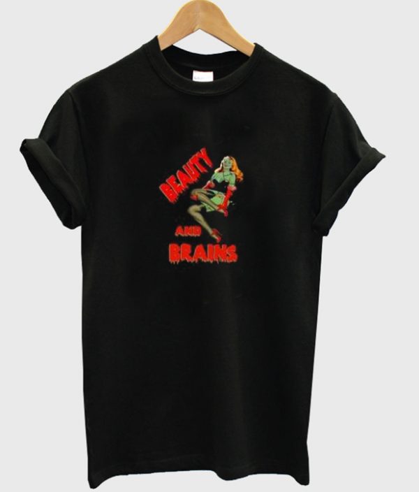Zombie Beauty Brains t-shirt