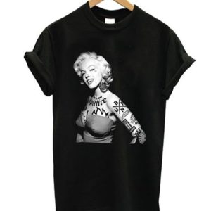 Spitfire Wheels Marilyn Monroe Tattoo T Shirt