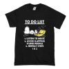 To Do List Snoopy T-Shirt