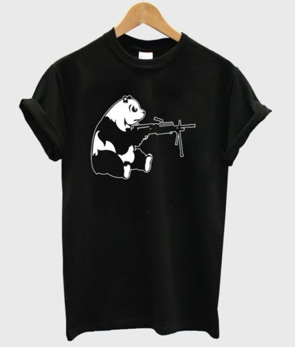 Machine Gun Panda T shirt