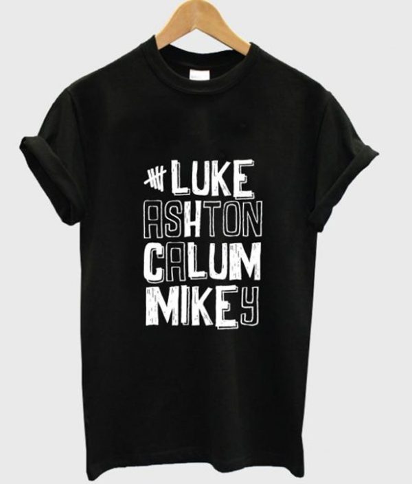 # luke anshton calum mikey T shirt
