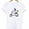 Snoopy and Woodstock on a Vespa T-Shirt