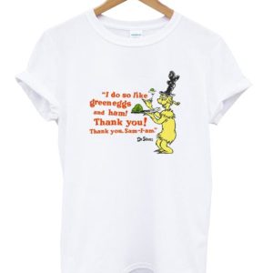 Dr Seuss Cat In The Hat Green Eggs and Ham T-Shirt