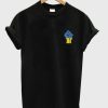 I Stand With Ukraine Pocket Print T-shirt