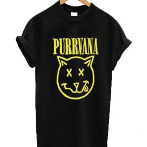 Purrvana Nirvana T-shirt