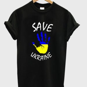 save ukraine hi five t-shirt