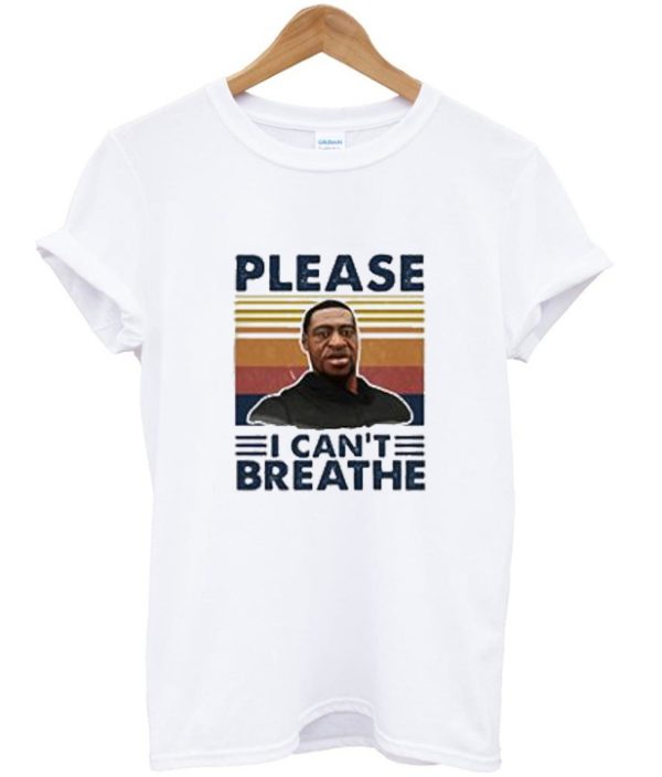 I Can’T Breathe Vintage George Floyd T Shirt