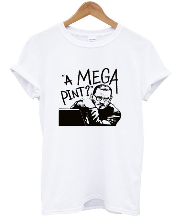 A Mega Pint Justice For Johnny Depp T-shirt