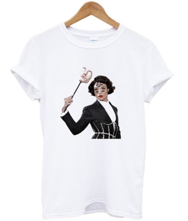 ezra miller at met gala t-shirt