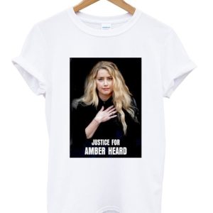 justice for amber heard t-shirt