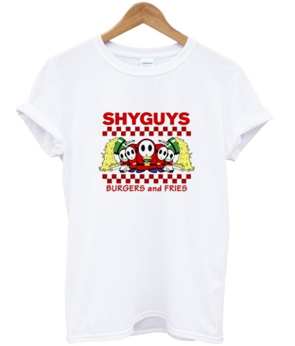 Shy Guys Burgers n Fries T Shirt