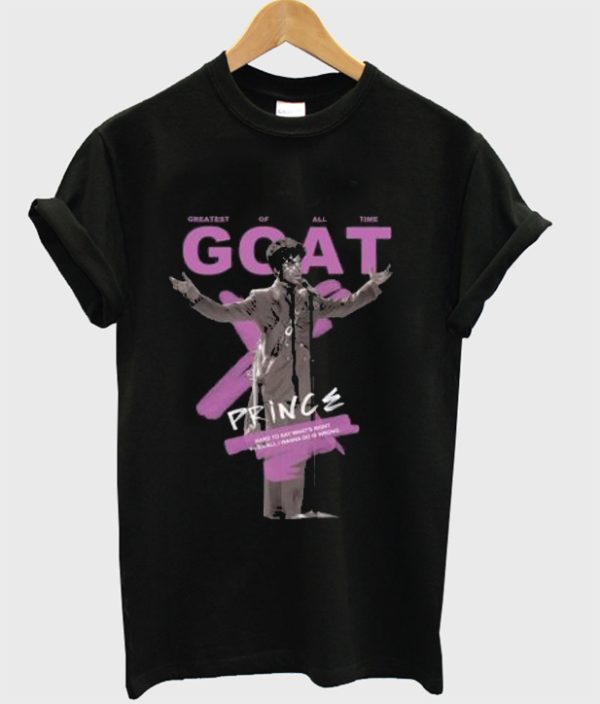 Prince Purple Rain GOAT Greatest Of All Time Shirt