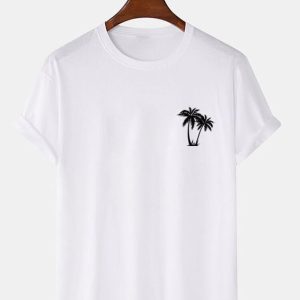 Coconut Tree Chest Print t-shirt ynt