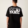 don't panic t-shirt unisex (back)ynt