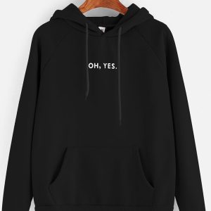 oh yes Hoodie Unisex adult ynt