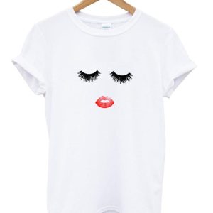 Eyes Mascara Lipstick T-Shirt ynt