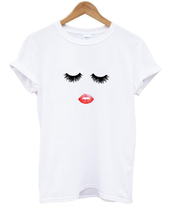 Eyes Mascara Lipstick T-Shirt ynt