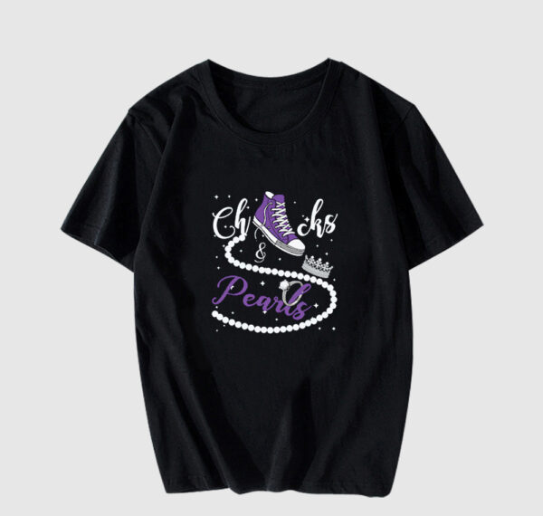 Chucks and Pearls T Shirt