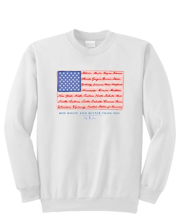 American Flag Sweatshirt
