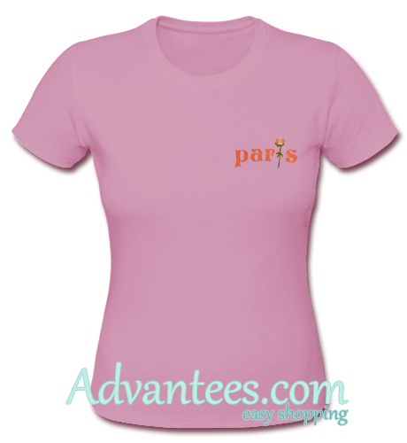 Paris Rose t shirt