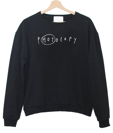 photocopy sweatshirt
