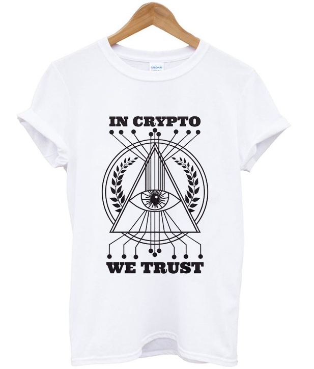 in crypto we trust t-shirt