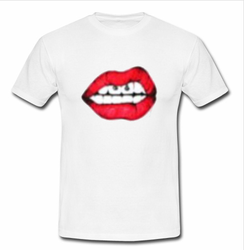 lips dope earphone t shirt