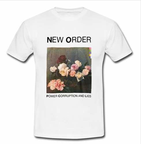 new order power corruption and lies t shirt