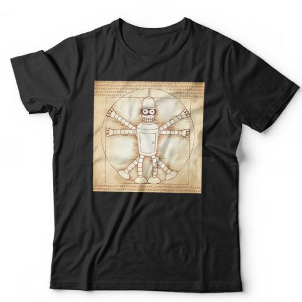 Vitruvian Bender T-shirt